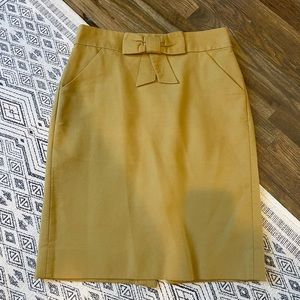 J Crew bow skirt